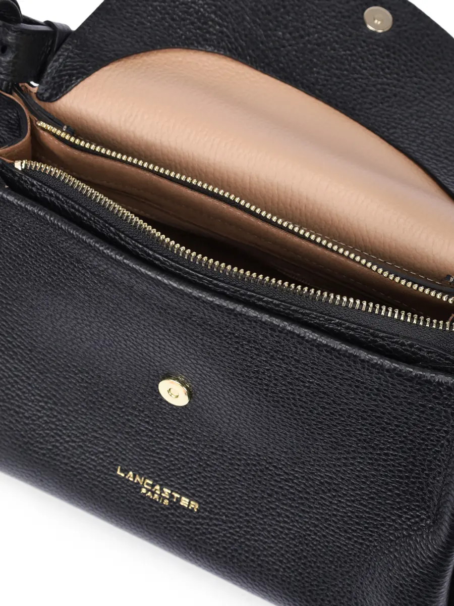Сумка кожаная LANCASTER 470-89-NOIR_IN_NU Черный  Фото 4