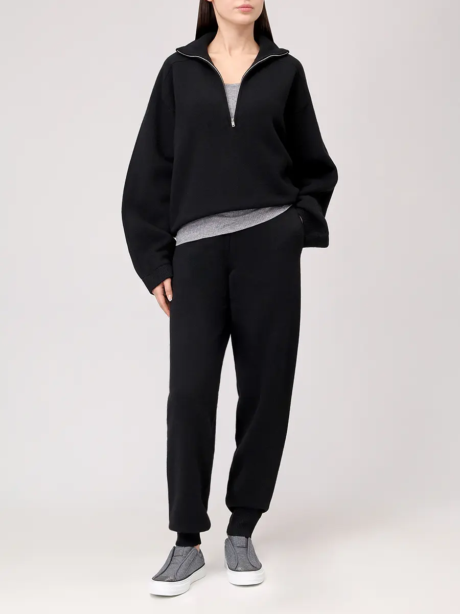 Свитер кашемировый Dries LOULOU DE SAISON DRIES Черный  Фото 2