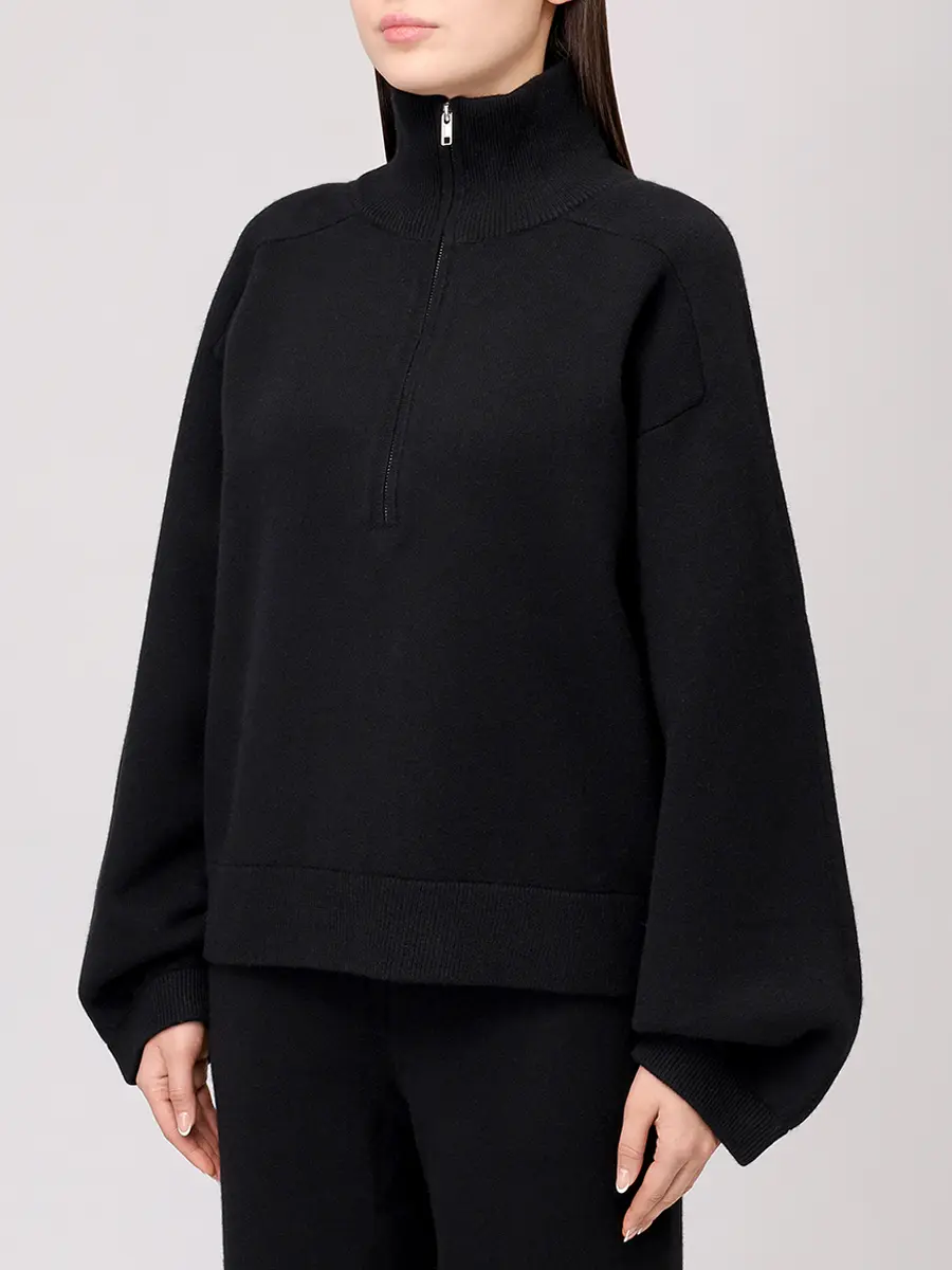 Свитер кашемировый Dries LOULOU DE SAISON DRIES Черный  Фото 4