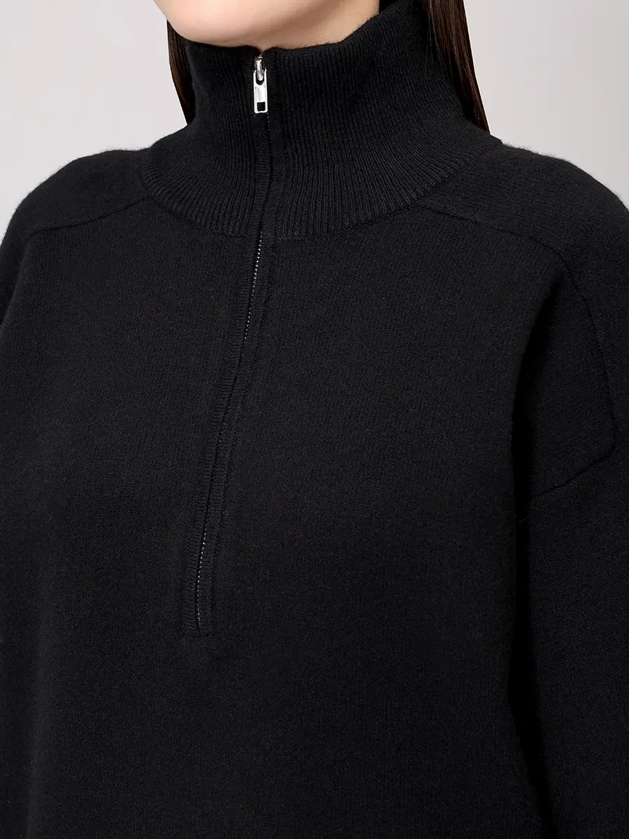 Свитер кашемировый Dries LOULOU DE SAISON DRIES Черный  Фото 5