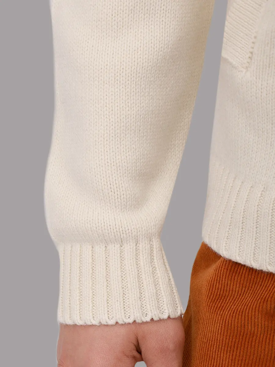 Кардиган шерстяной DANIELE FIESOLI 0192/01 ECRU Кремовый  Фото 5