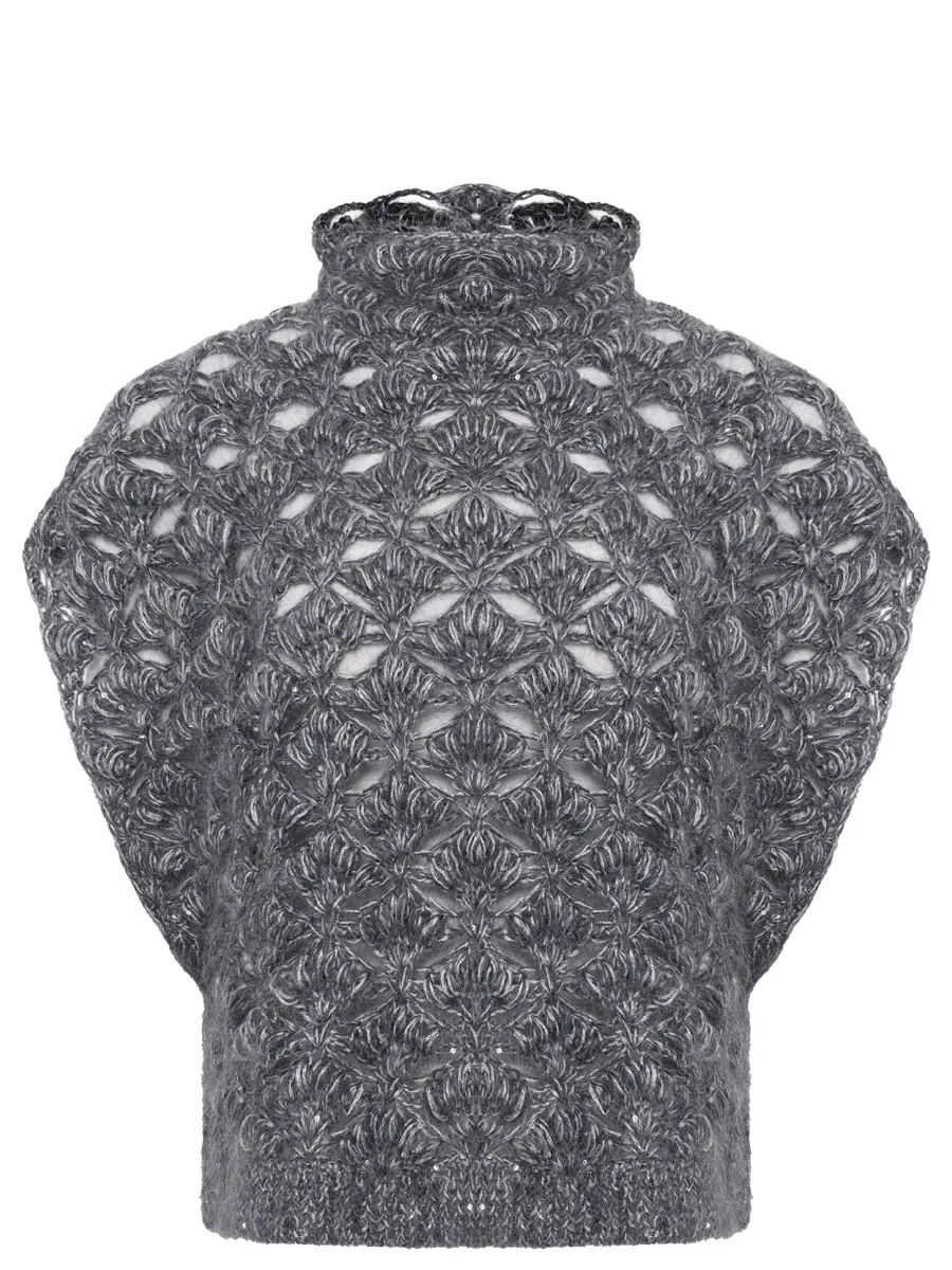 Жилет из мохера ANTONELLI FIRENZE 41692P-40986-B4 