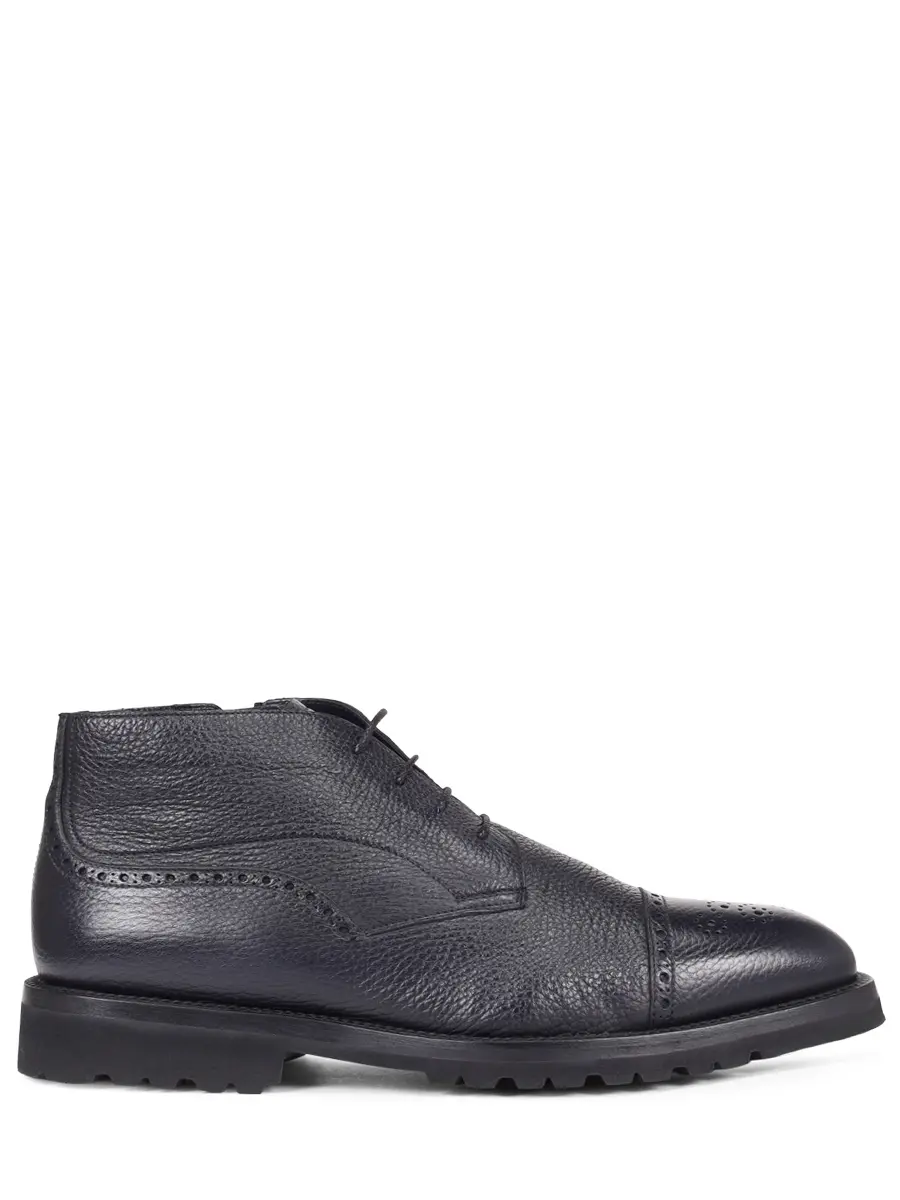 Ботинки кожаные на меху BARRETT 252U065.2 Синий 