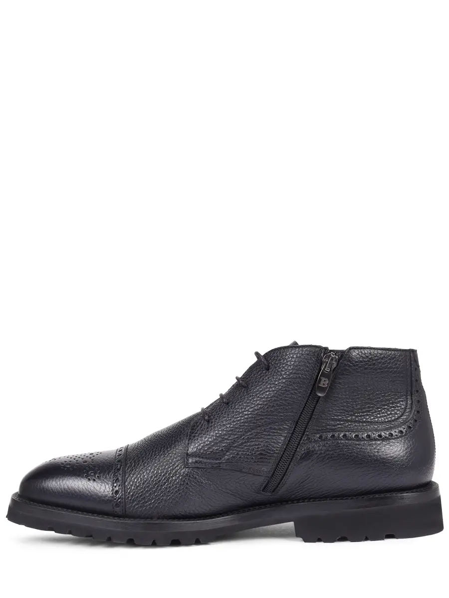 Ботинки кожаные на меху BARRETT 252U065.2 Синий  Фото 3