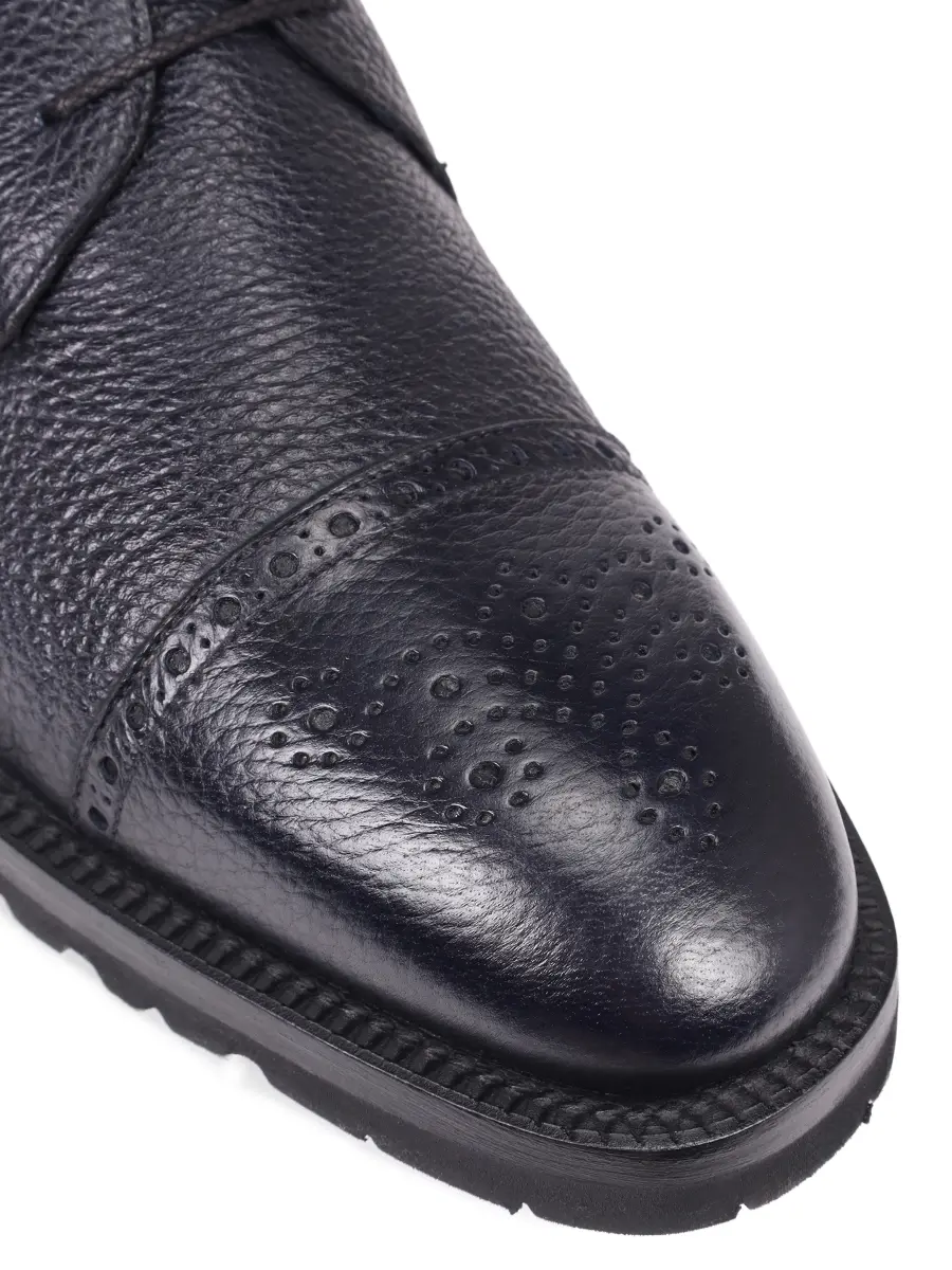 Ботинки кожаные на меху BARRETT 252U065.2 Синий  Фото 5