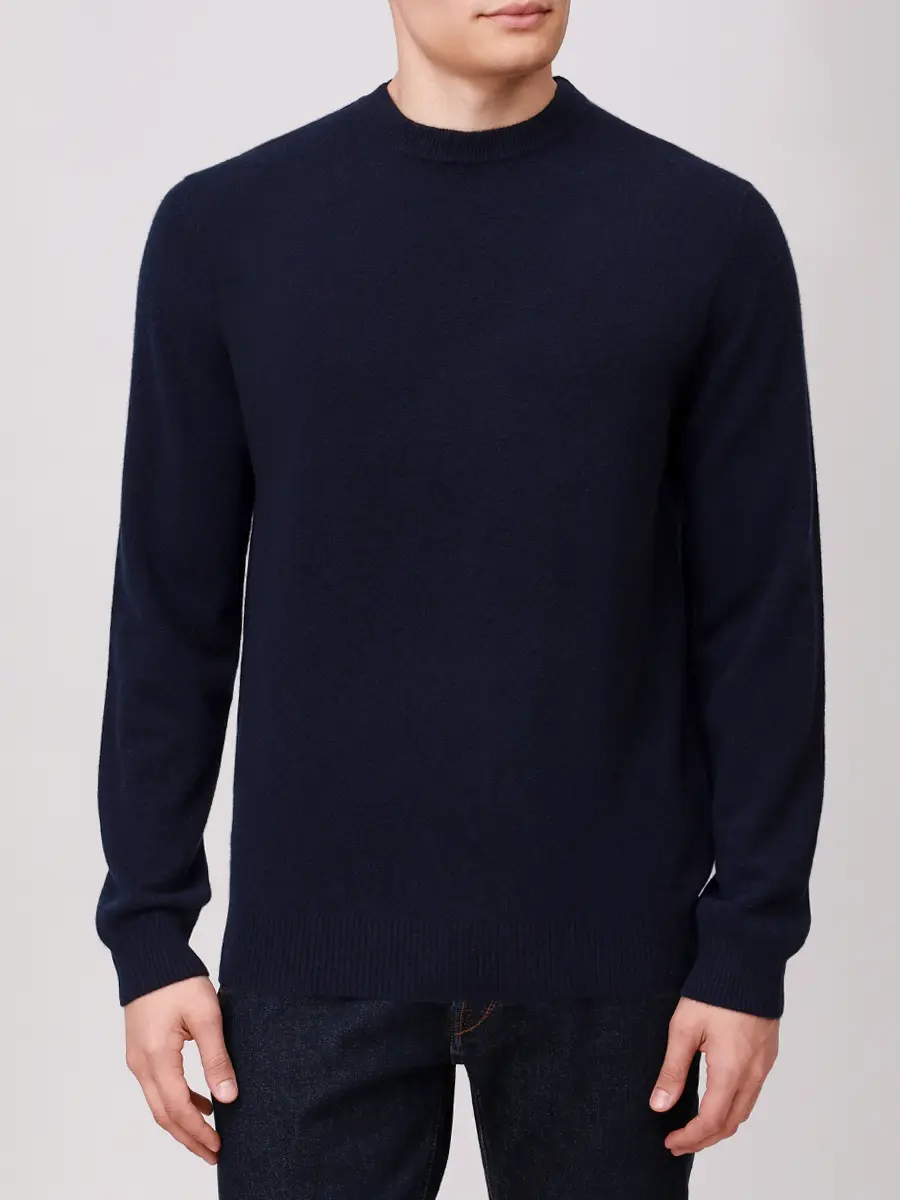 Джемпер кашемировый DANIELE FIESOLI 9010/23DARK BLUE Темно- Синий  Фото 4