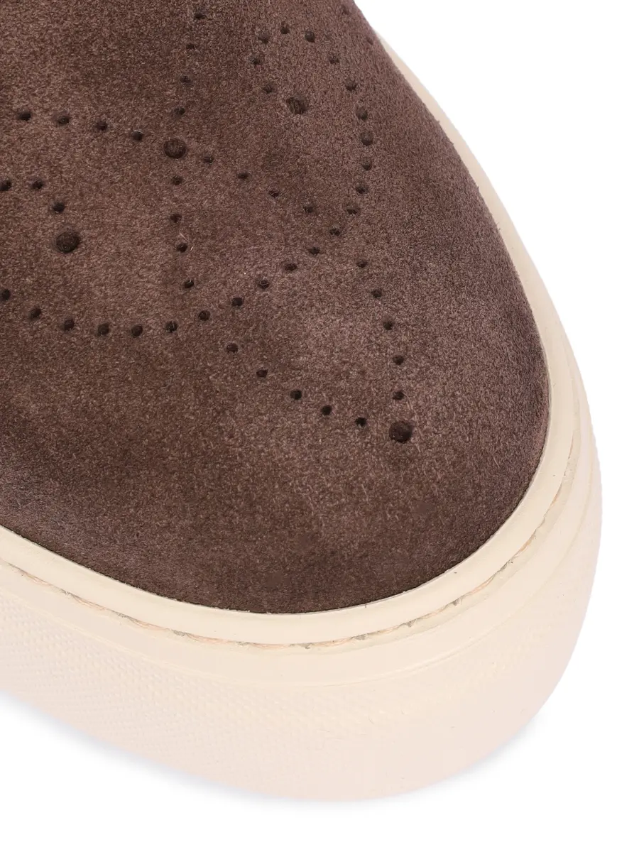 Ботинки замшевые на меху FRATELLI ROSSETTI ONE 76817-PL41823 Коричневый  Фото 5