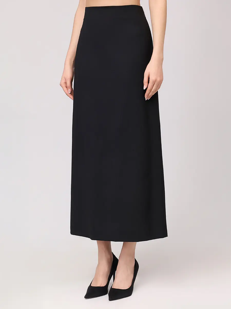 Юбка шерстяная Samos LOULOU DE SAISON SAMOS LDS Черный  Фото 4