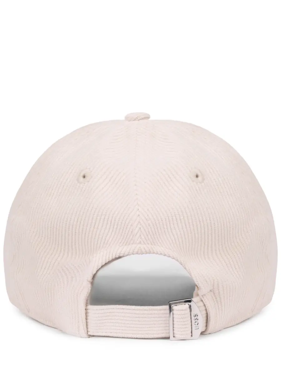 Бейсболка вельветовая BOSS 50544383/131 Бежевый  Фото 2