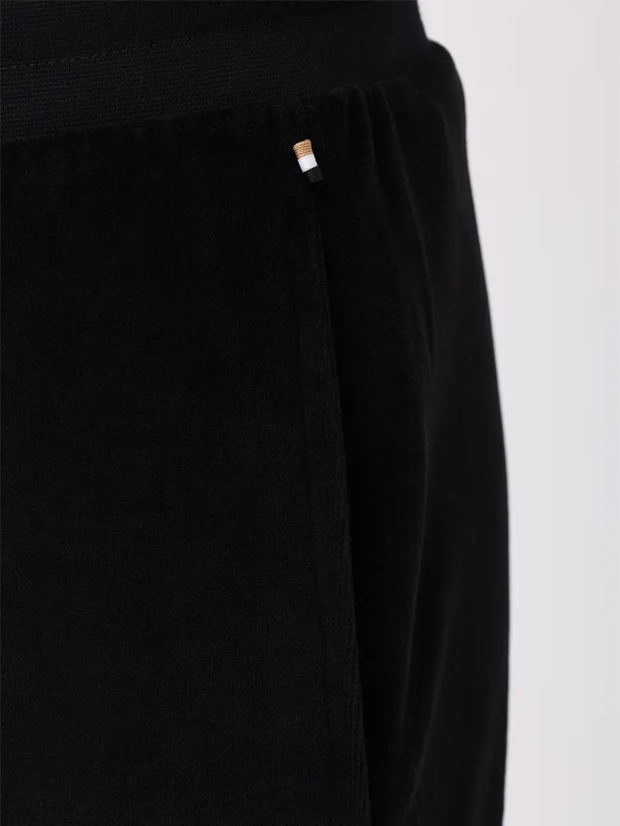 Брюки хлопковые BOSS 50550635/001 Черный  Фото 6