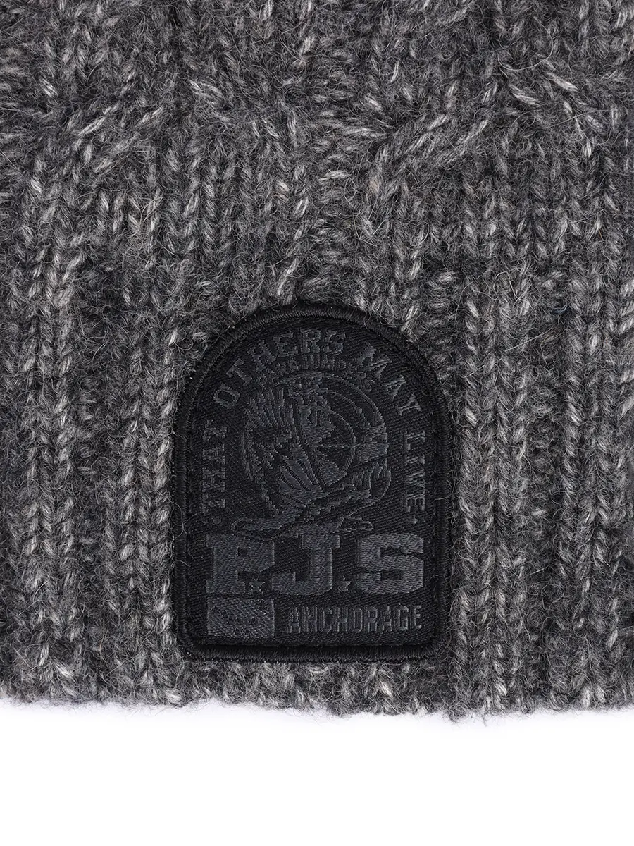 Шапка из шерсти и хлопка PARAJUMPERS 25WMPAHAHA34/0541 Серый  Фото 3