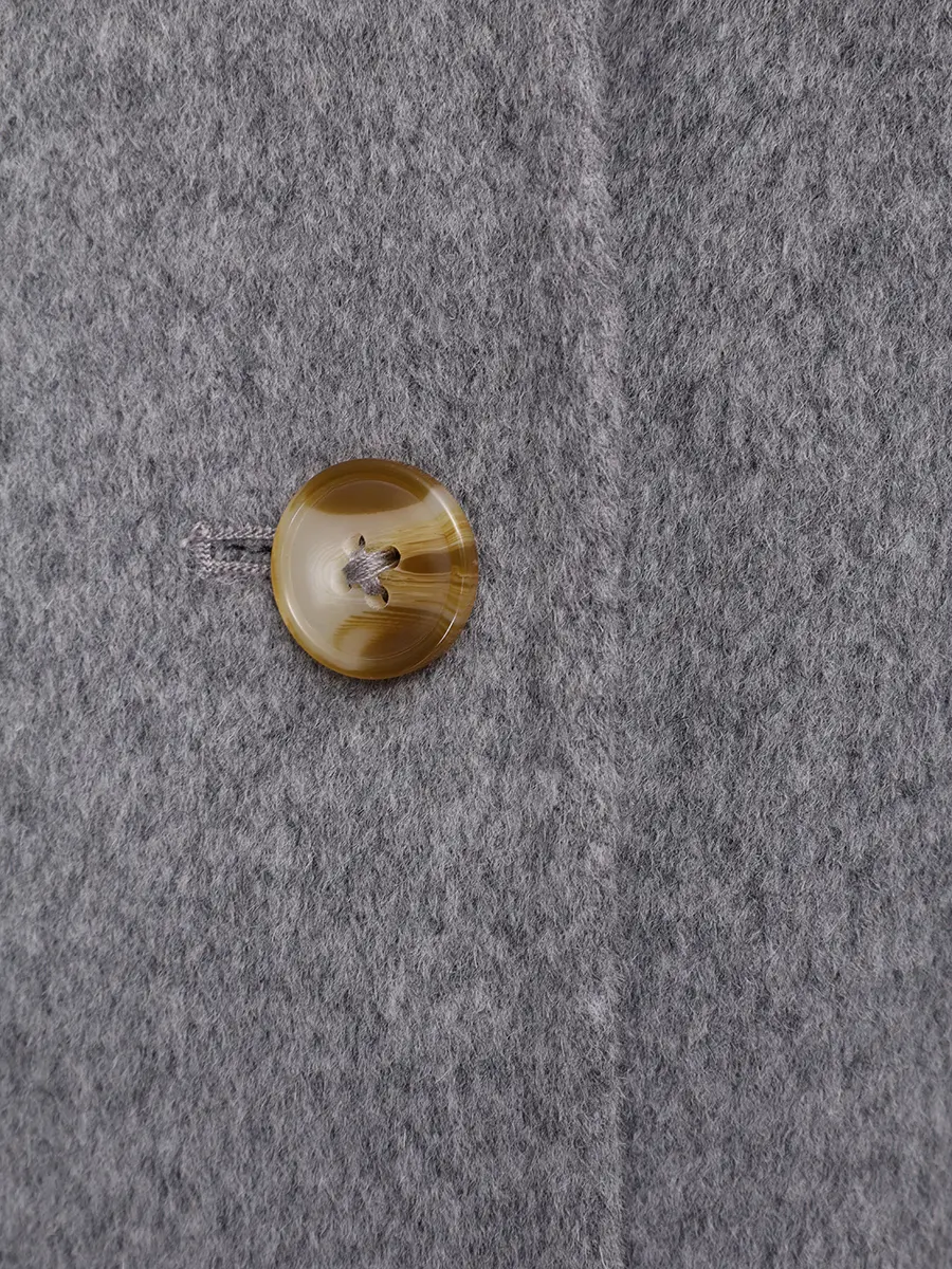 Полупальто шерстяное Nyma LOULOU DE SAISON NYMA Серый  Фото 6