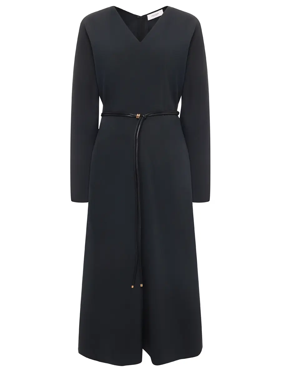 

Платье шерстяное, Зеленый, TR1008U-UW022U-E79 Темно-