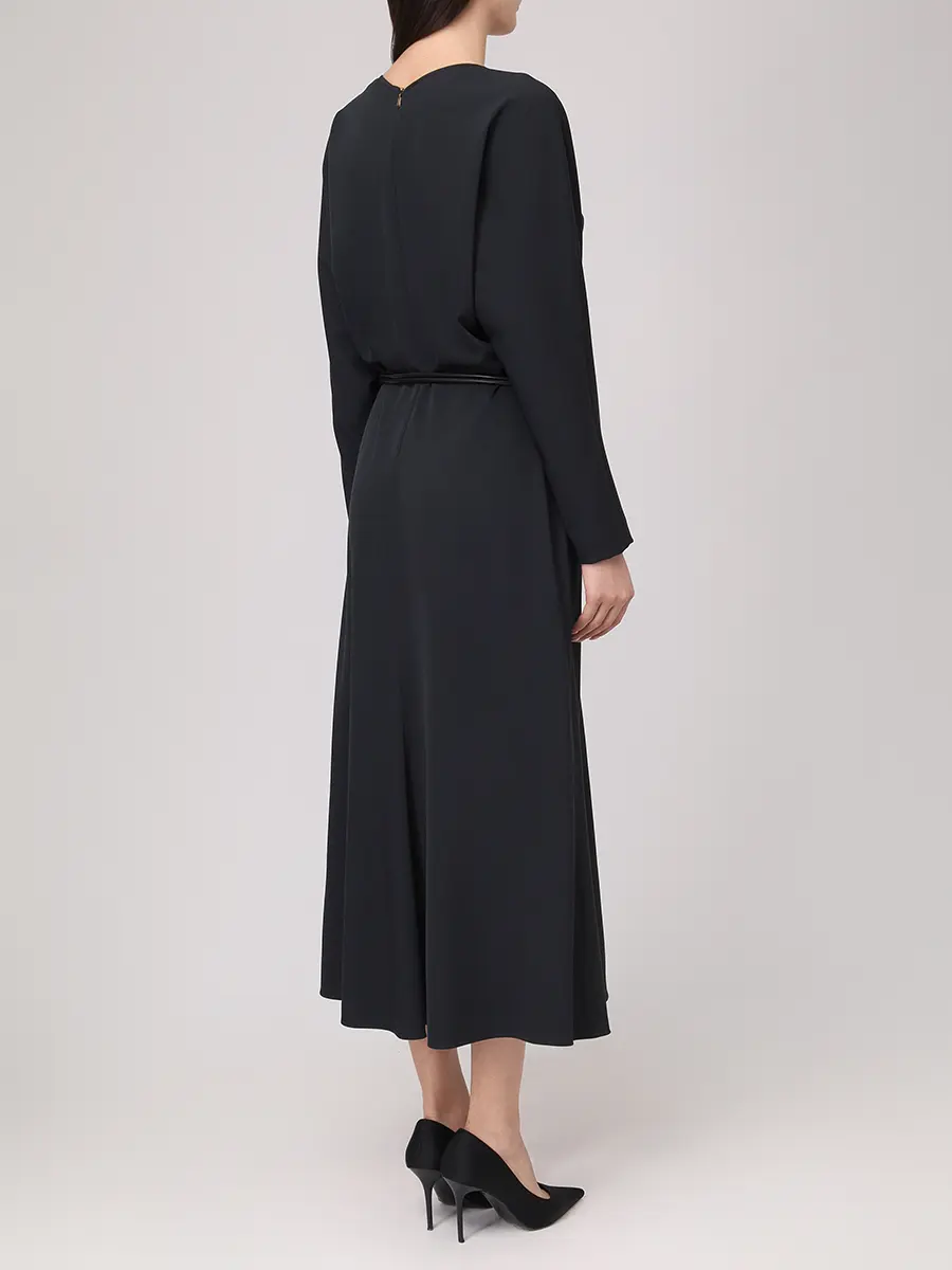 

Платье шерстяное, Зеленый, TR1008U-UW022U-E79 Темно-