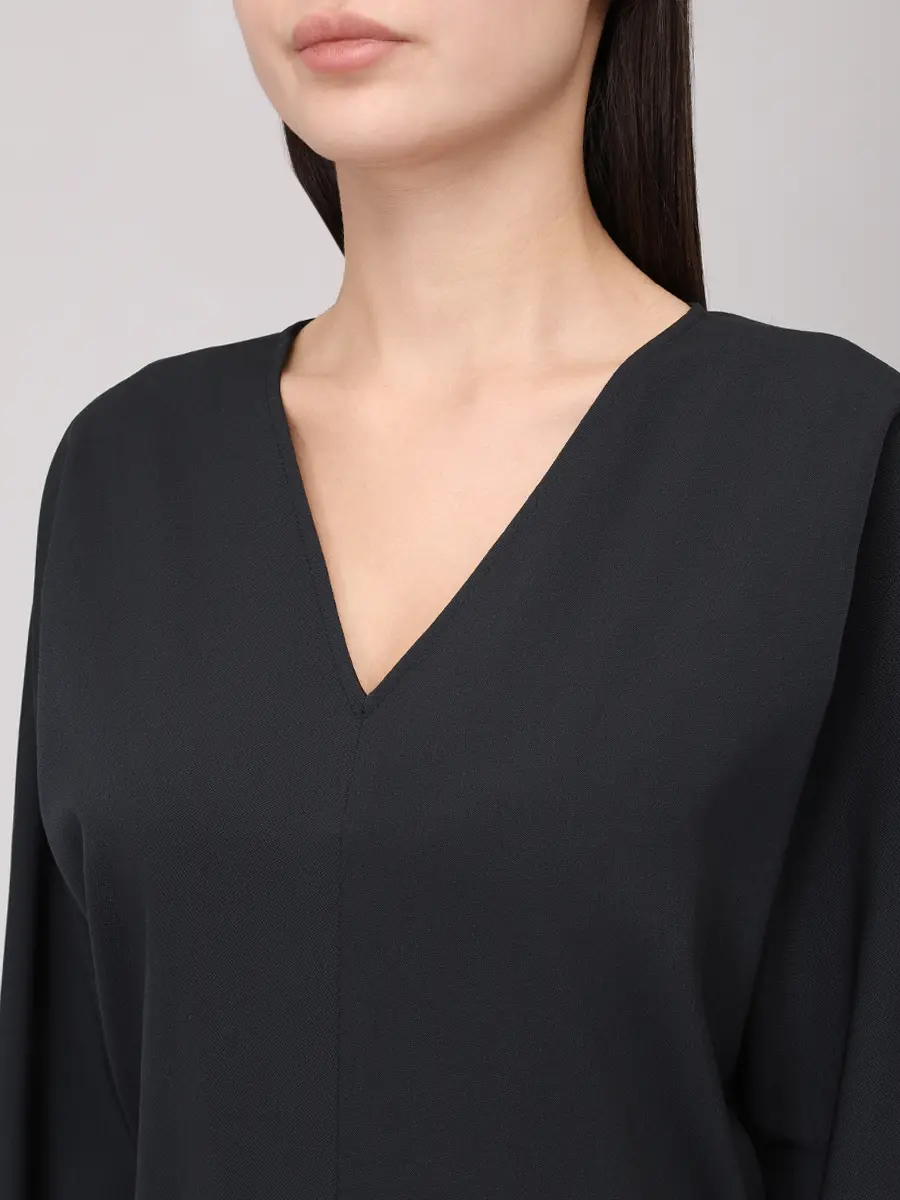 Платье шерстяное AGNONA TR1008U-UW022U-E79 Темно- Зеленый  Фото 5