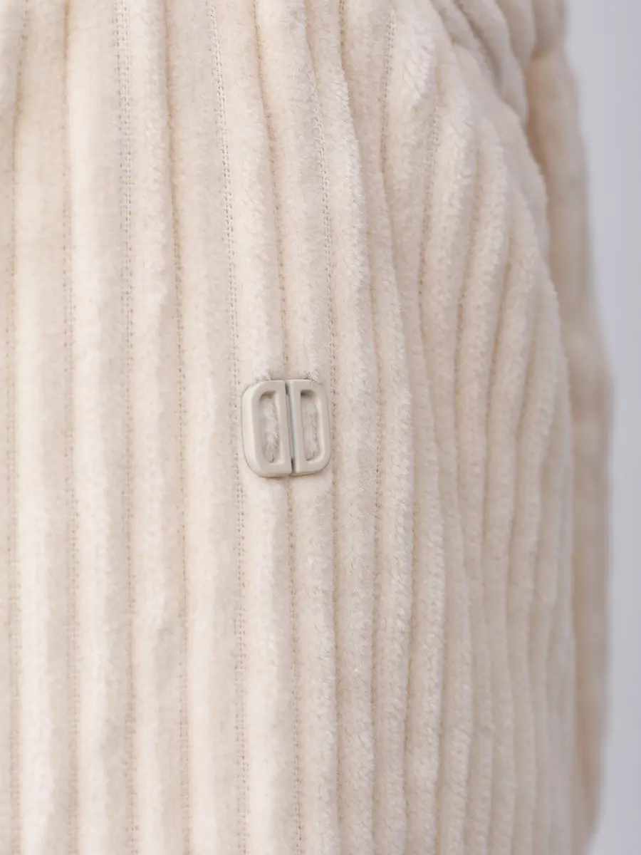 Пуховик стеганый DUNO LORA 019 Кремовый  Фото 6