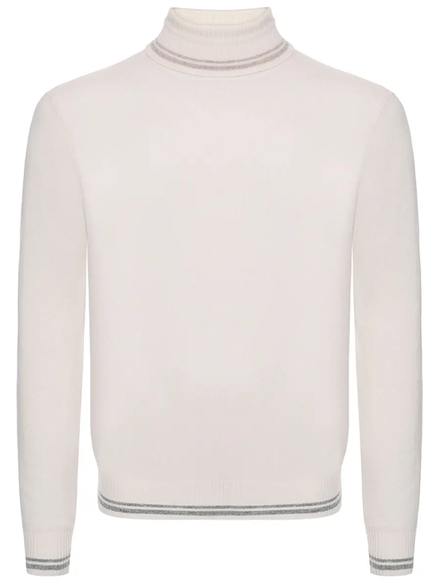 Свитер из шерсти и кашемира L.B.M. 1911 59503/4/6351 Белый 