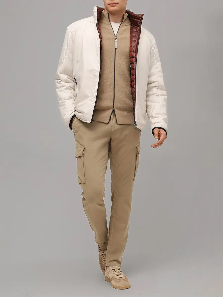 Кардиган из шерсти и кашемира BOGNER DEXTER-1 88822761/805 Бежевый  Фото 2