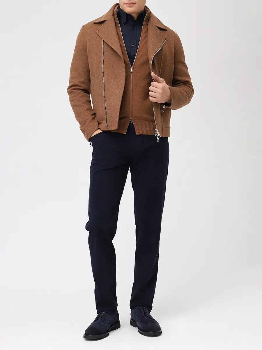 Рубашка Regular Fit хлопковая BOSS 50550585/404 Синий  Фото 2