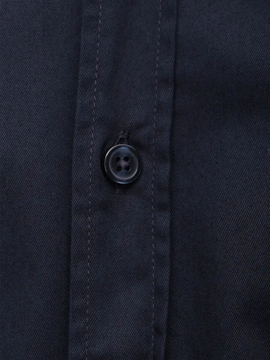Рубашка Regular Fit хлопковая BOSS 50550585/404 Синий  Фото 6
