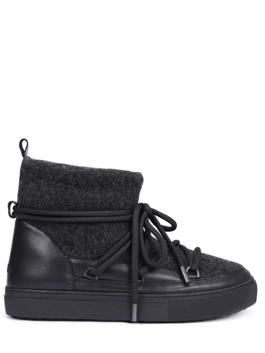 

Ботинки комбинированные на меху, Черный, 2001.003.0082.000