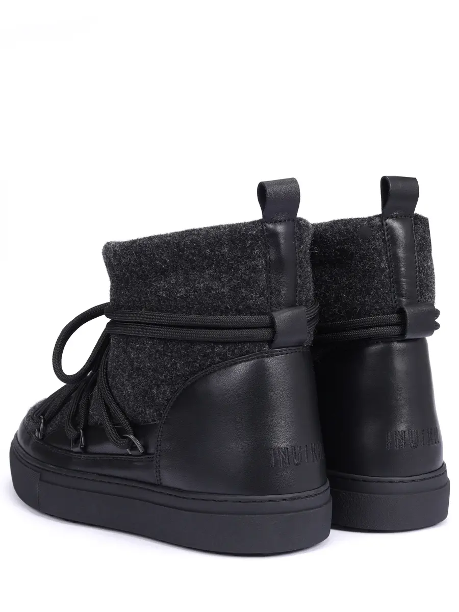 Ботинки комбинированные на меху INUIKII 2001.003.0082.000 Черный  Фото 4
