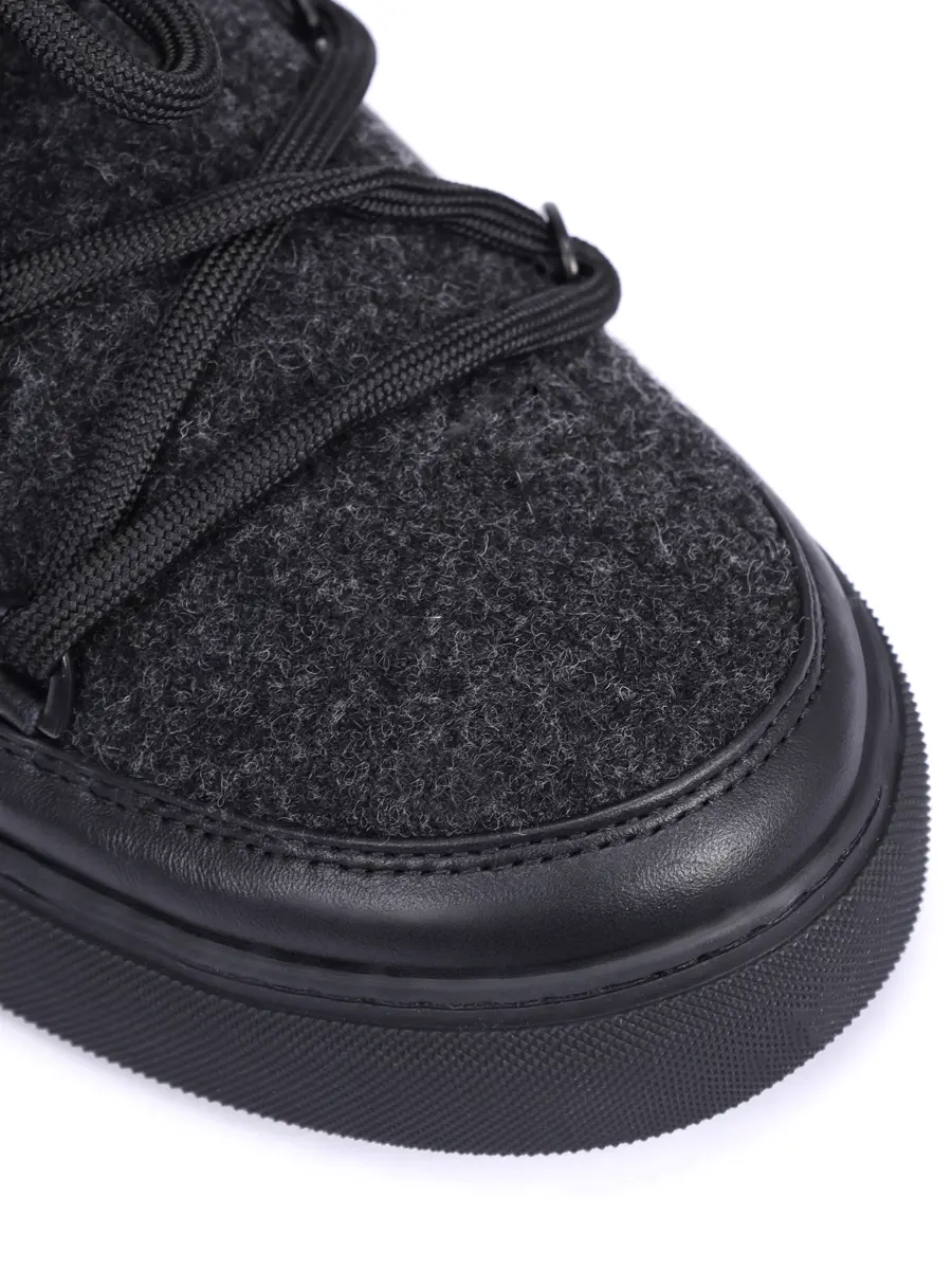 Ботинки комбинированные на меху INUIKII 2001.003.0082.000 Черный  Фото 5