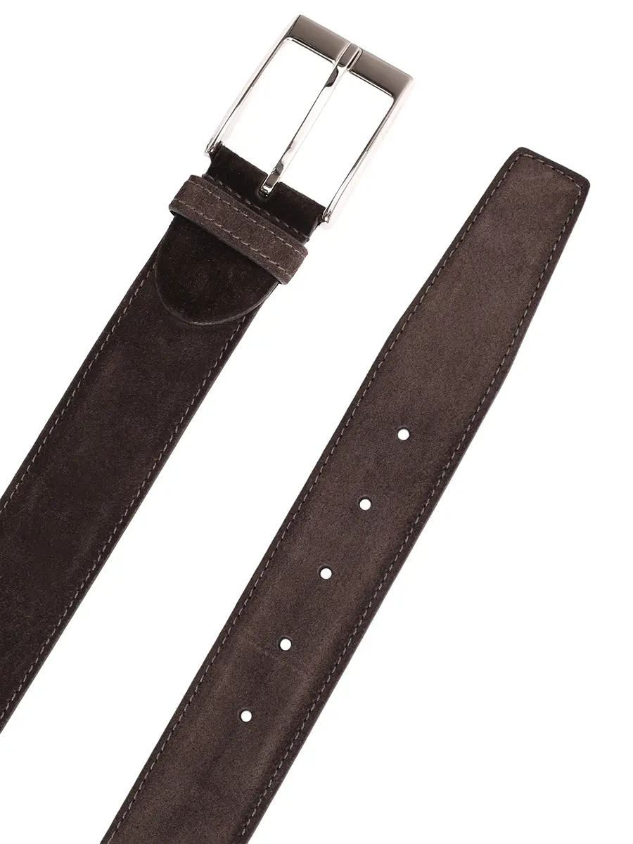 Ремень замшевый BARRETT 23B603.1 Темно- Коричневый  Фото 3