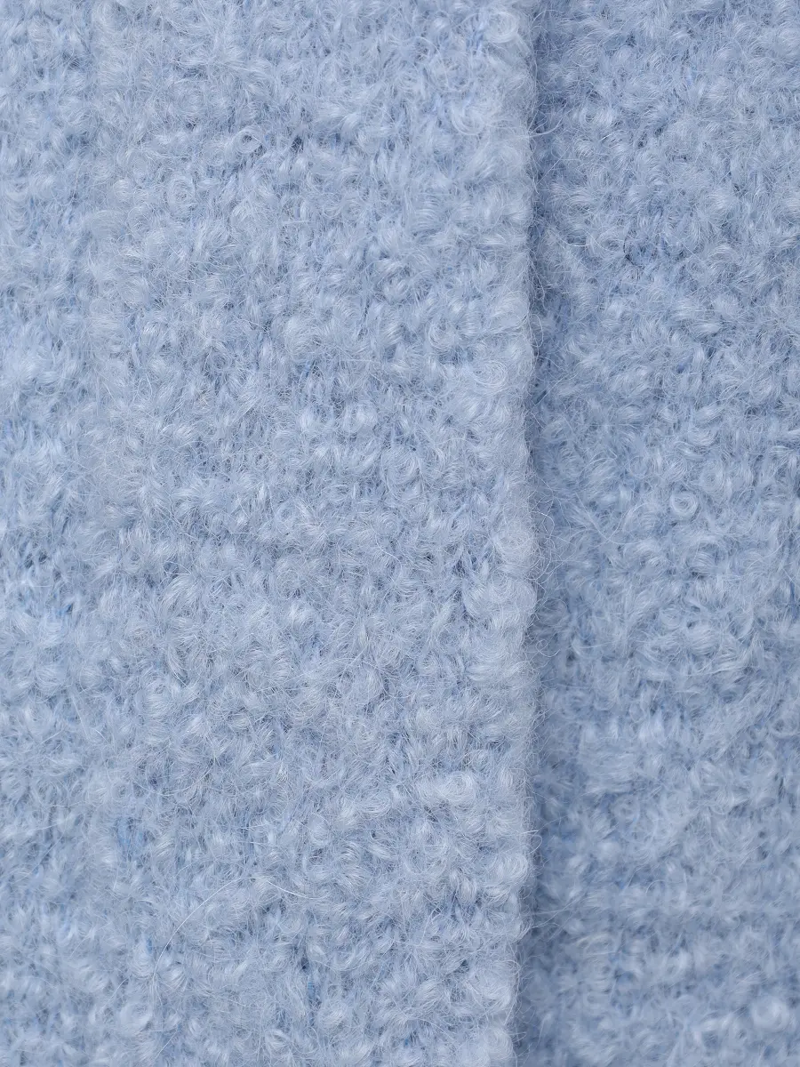 Кардиган из шерсти альпака FREE AGE W26.CR094.2300.401 Голубой  Фото 6