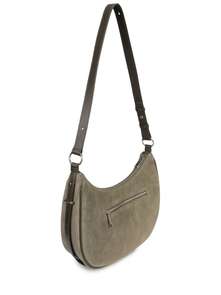 Сумка замшевая LANCASTER 480-082-KAKI Хаки  Фото 3