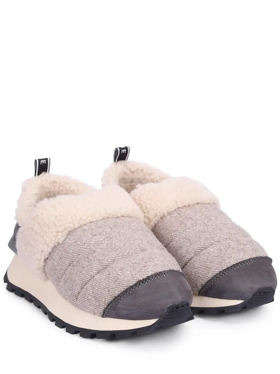 Слипоны на меху VOILE BLANCHE 001 2016210 08 1B69 Серый  Фото 2