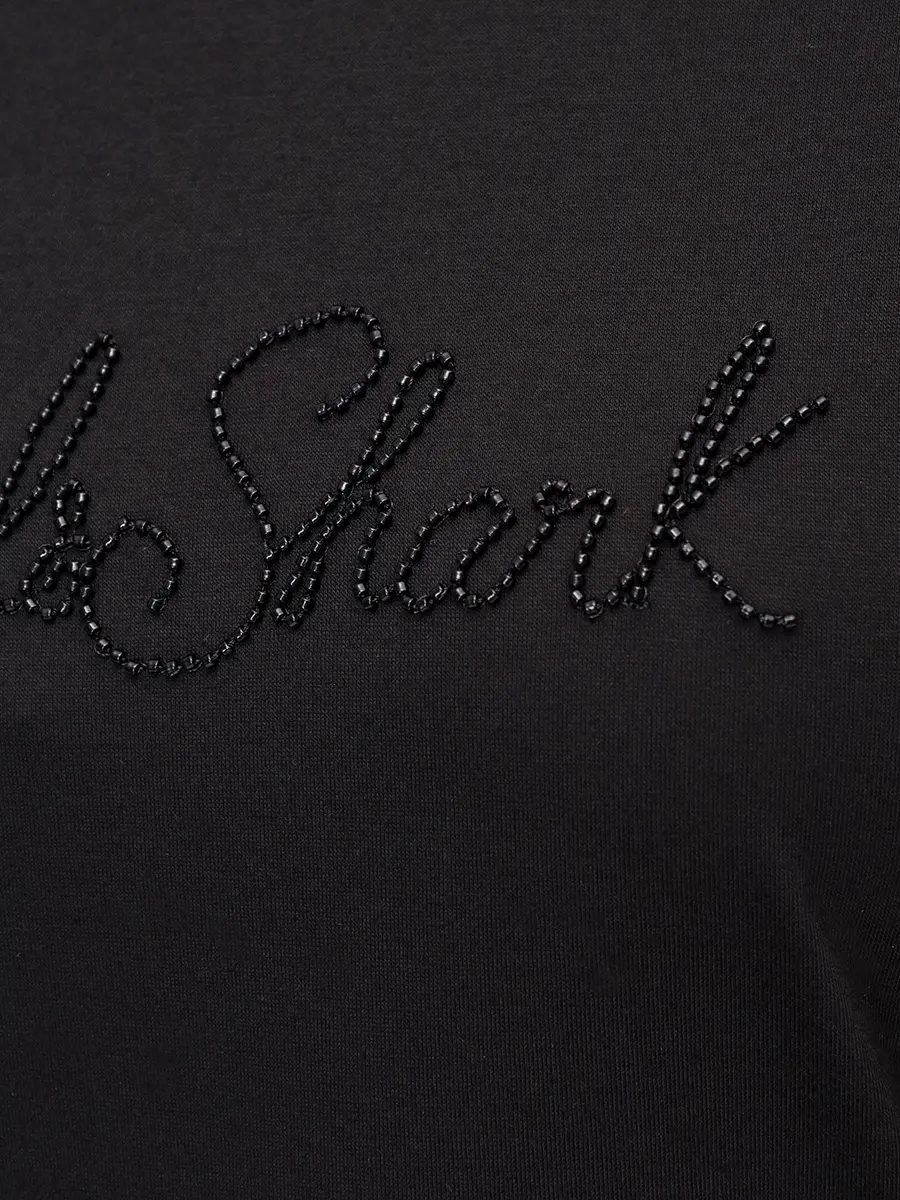 Лонгслив из хлопка и лиоцелла PAUL & SHARK 15351603/011 Черный  Фото 6