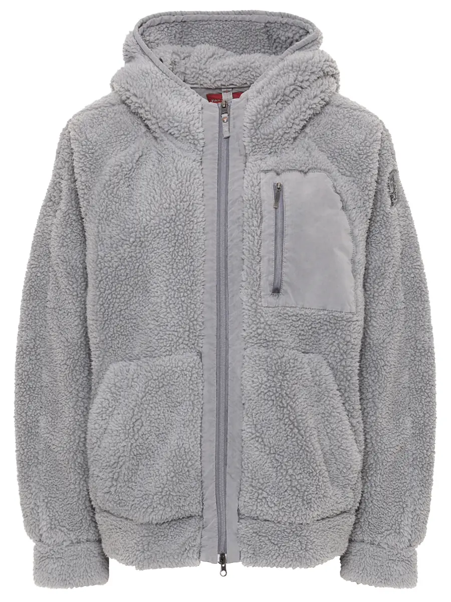 Куртка из экомеха PARAJUMPERS 25WMPWFLPY31/0112 Серый 