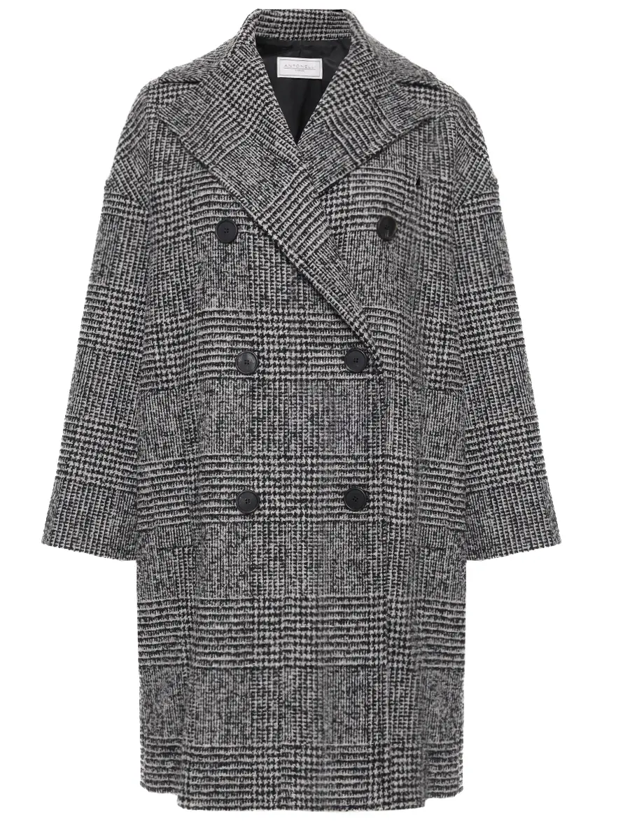 Пальто в клетку ANTONELLI FIRENZE P7093-888C-919 Клетка 