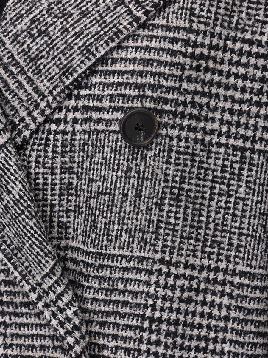 Пальто в клетку ANTONELLI FIRENZE P7093-888C-919 Клетка  Фото 6