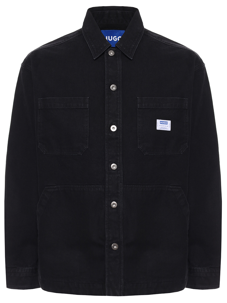 Рубашка джинсовая HUGO 50545249/002 Черный 