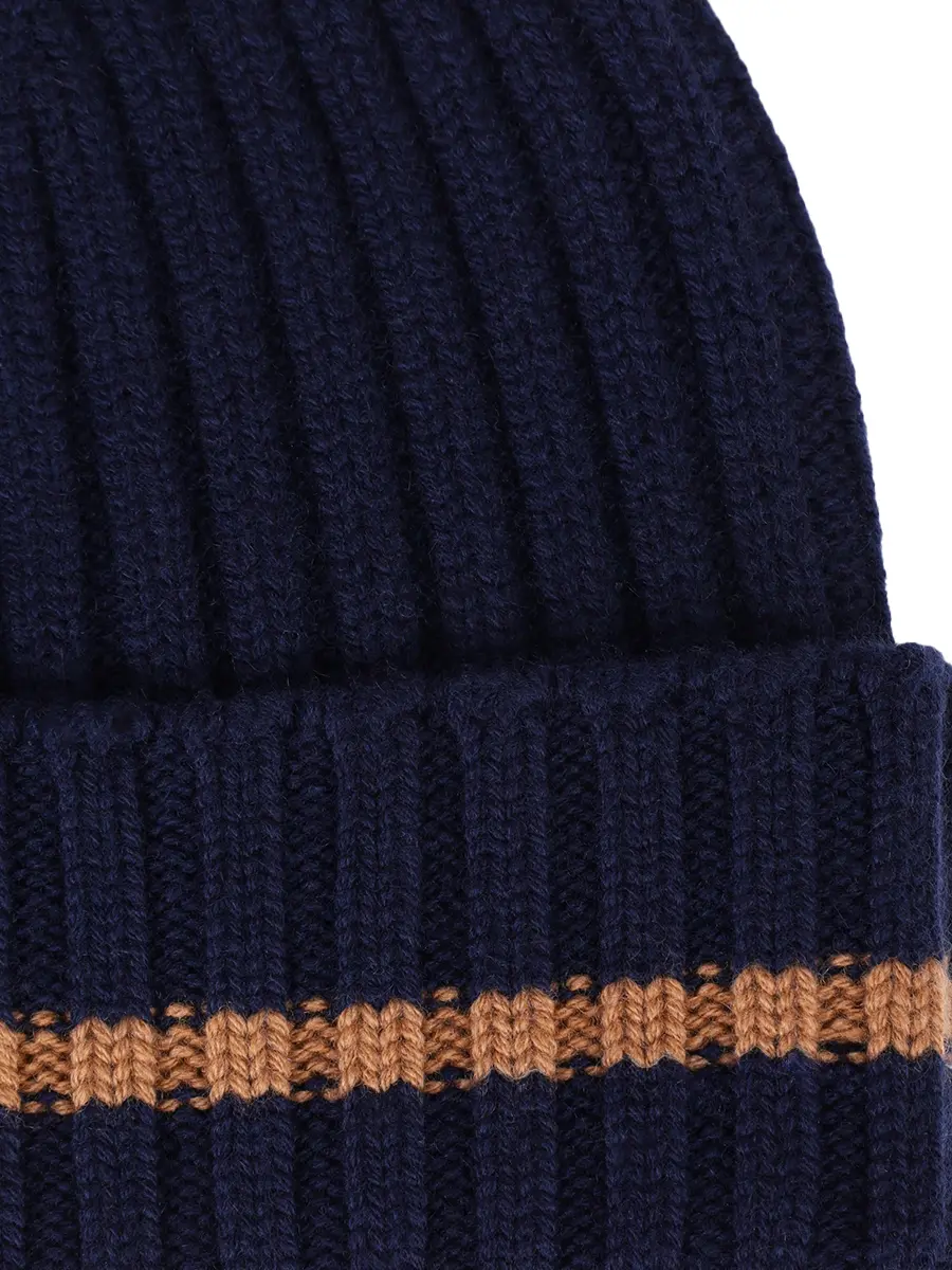 Шапка шерстяная PAUL & SHARK 15357150/050 Синий  Фото 3