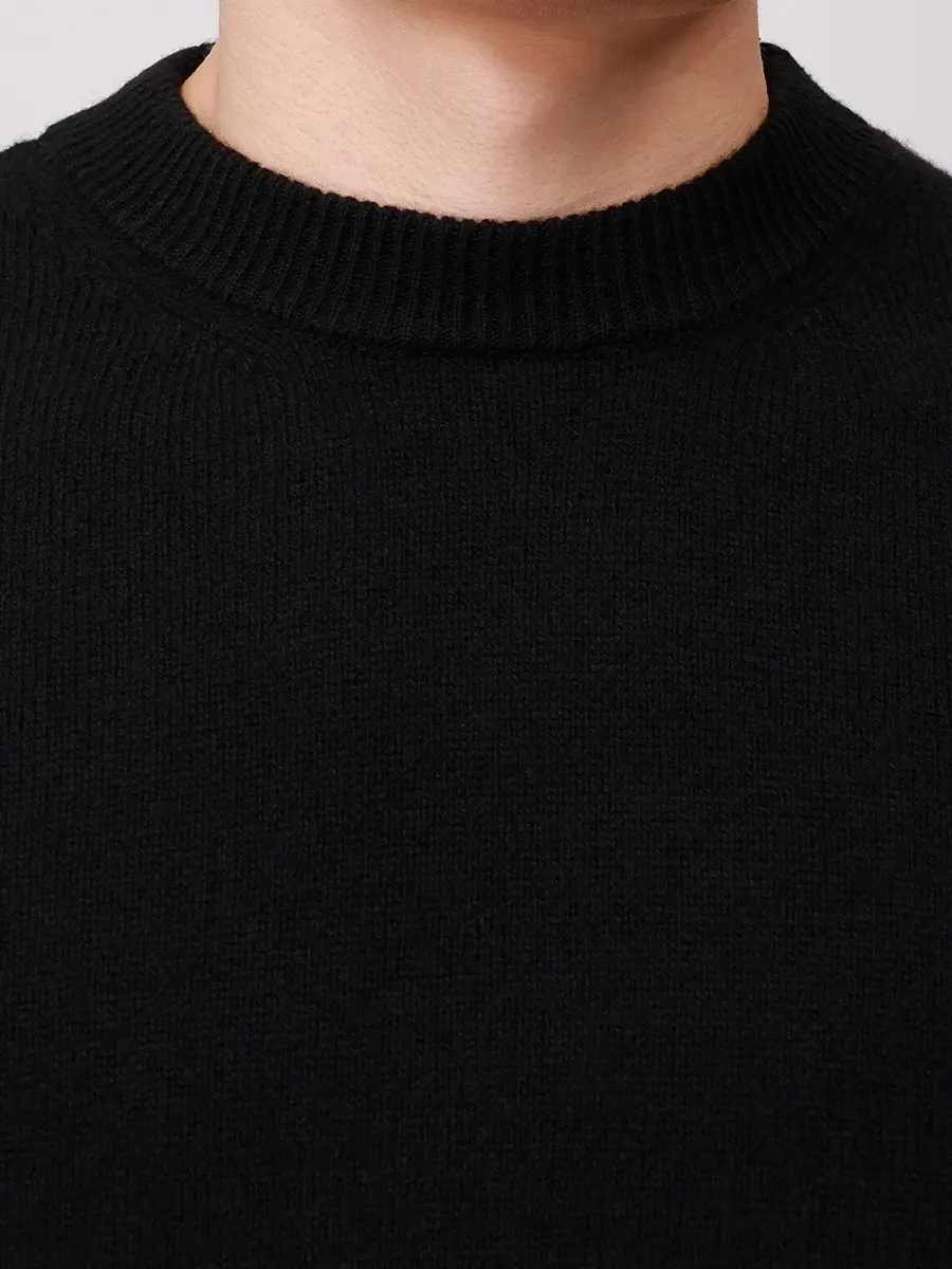 Джемпер кашемировый DANIELE FIESOLI 3370/13NERO Черный  Фото 5