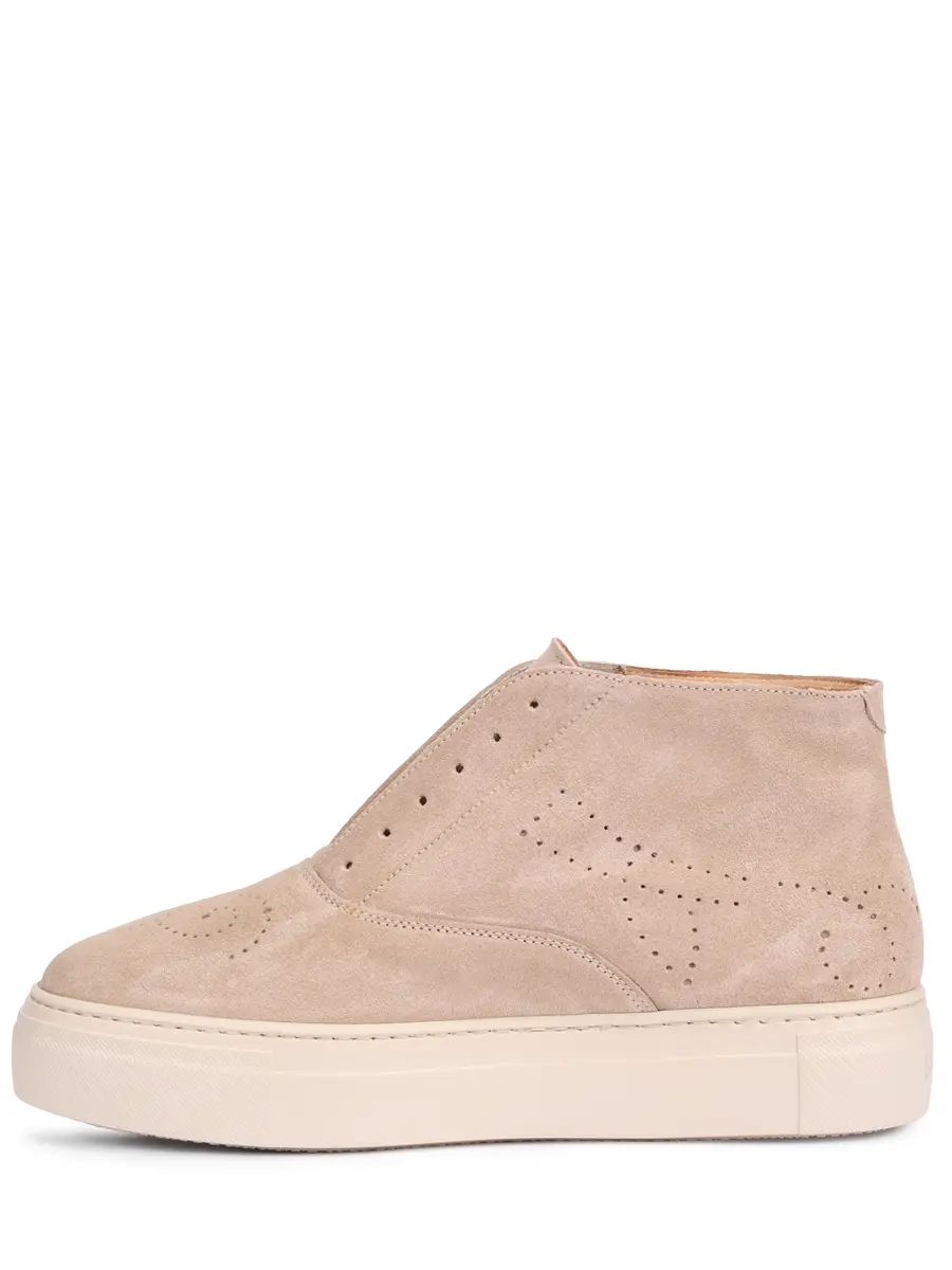 Ботинки замшевые на меху FRATELLI ROSSETTI ONE 76817-PL41848 Бежевый  Фото 3