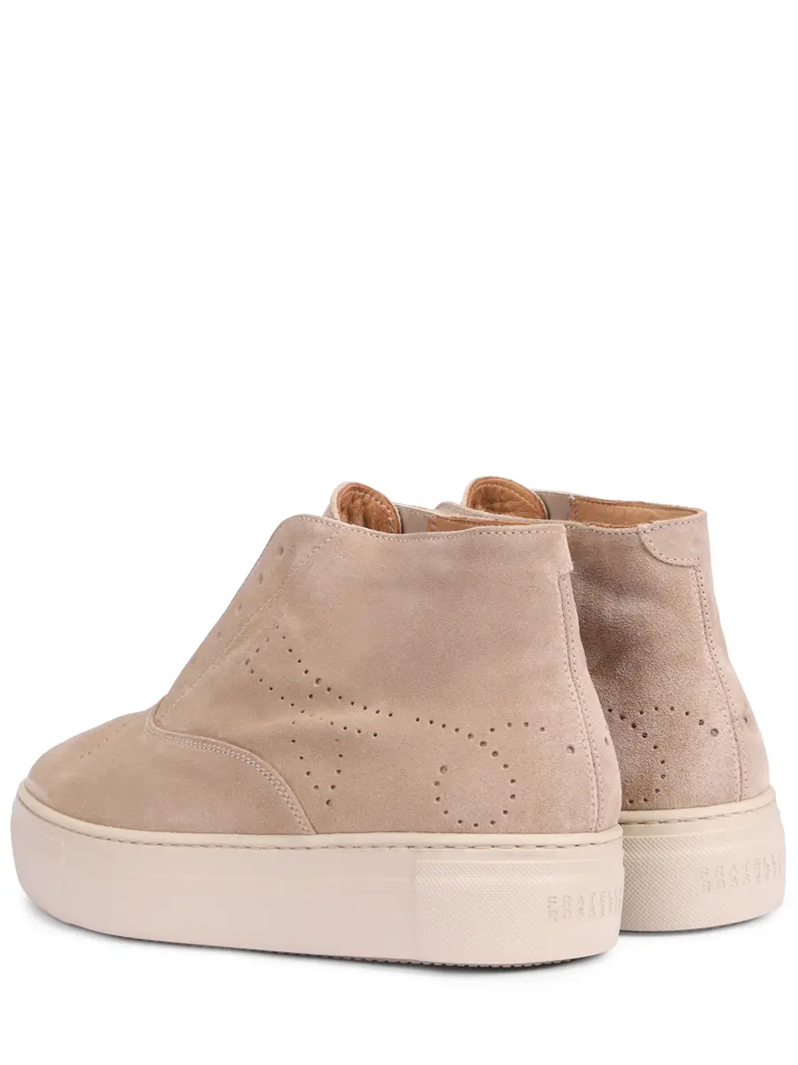 Ботинки замшевые на меху FRATELLI ROSSETTI ONE 76817-PL41848 Бежевый  Фото 4