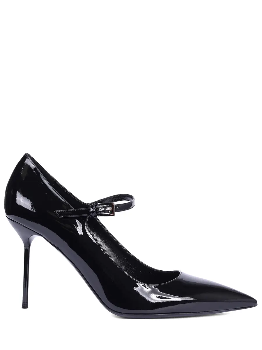 Туфли кожаные PARIS TEXAS PX1735-XVN01-LIDIA MARY JANE 90 Черный 