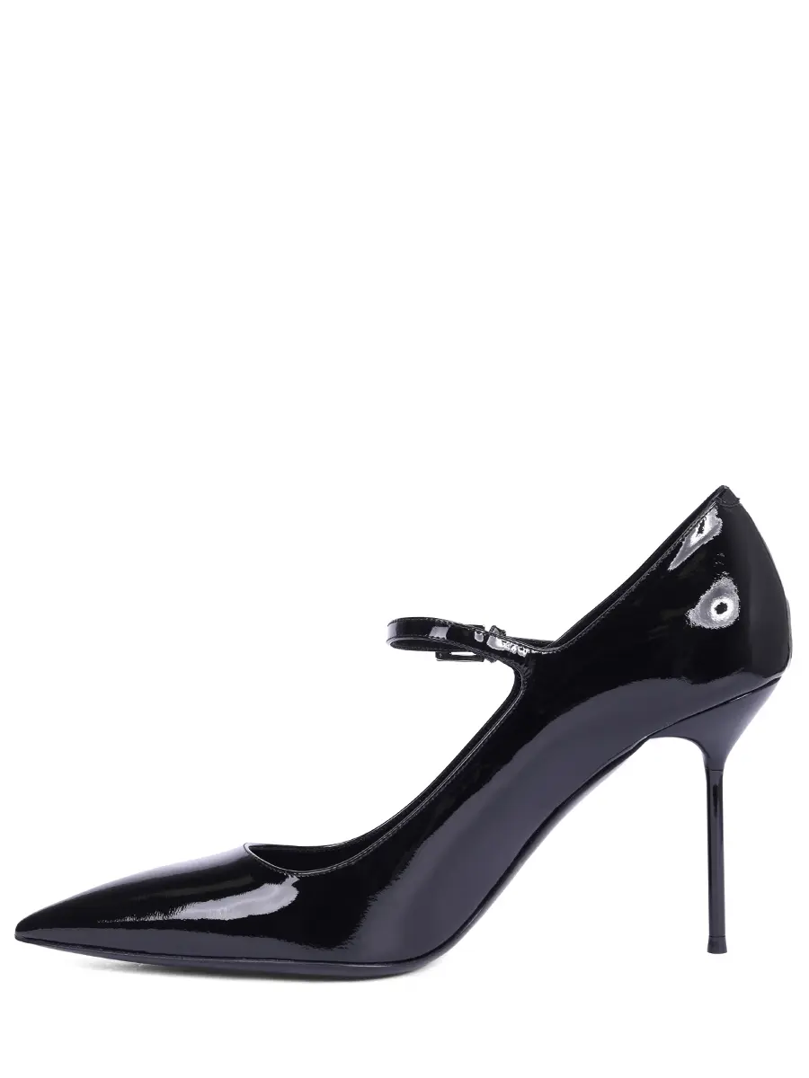 

Туфли кожаные, Черный, PX1735-XVN01-LIDIA MARY JANE 90