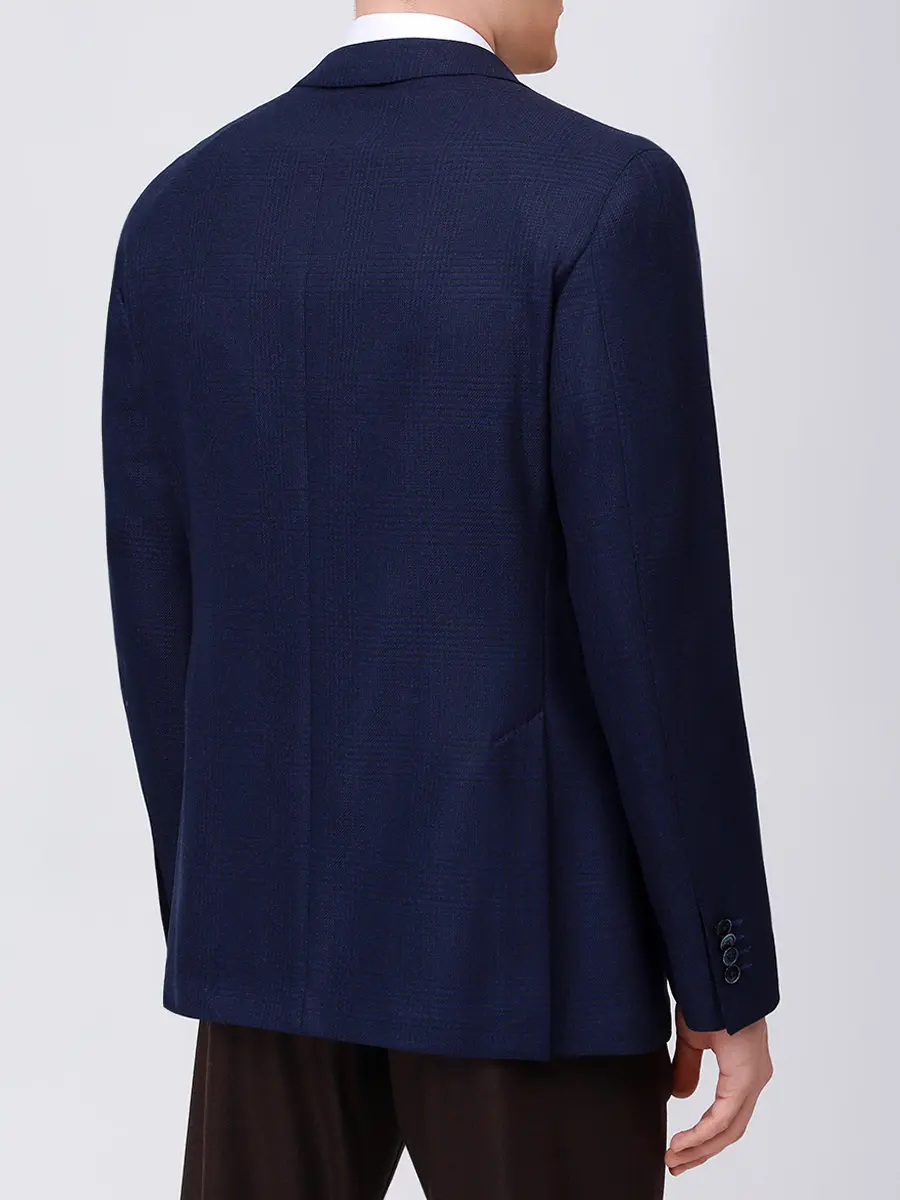 Пиджак шерстяной LUBIAM 52638/4/2403 Клетка  Фото 3