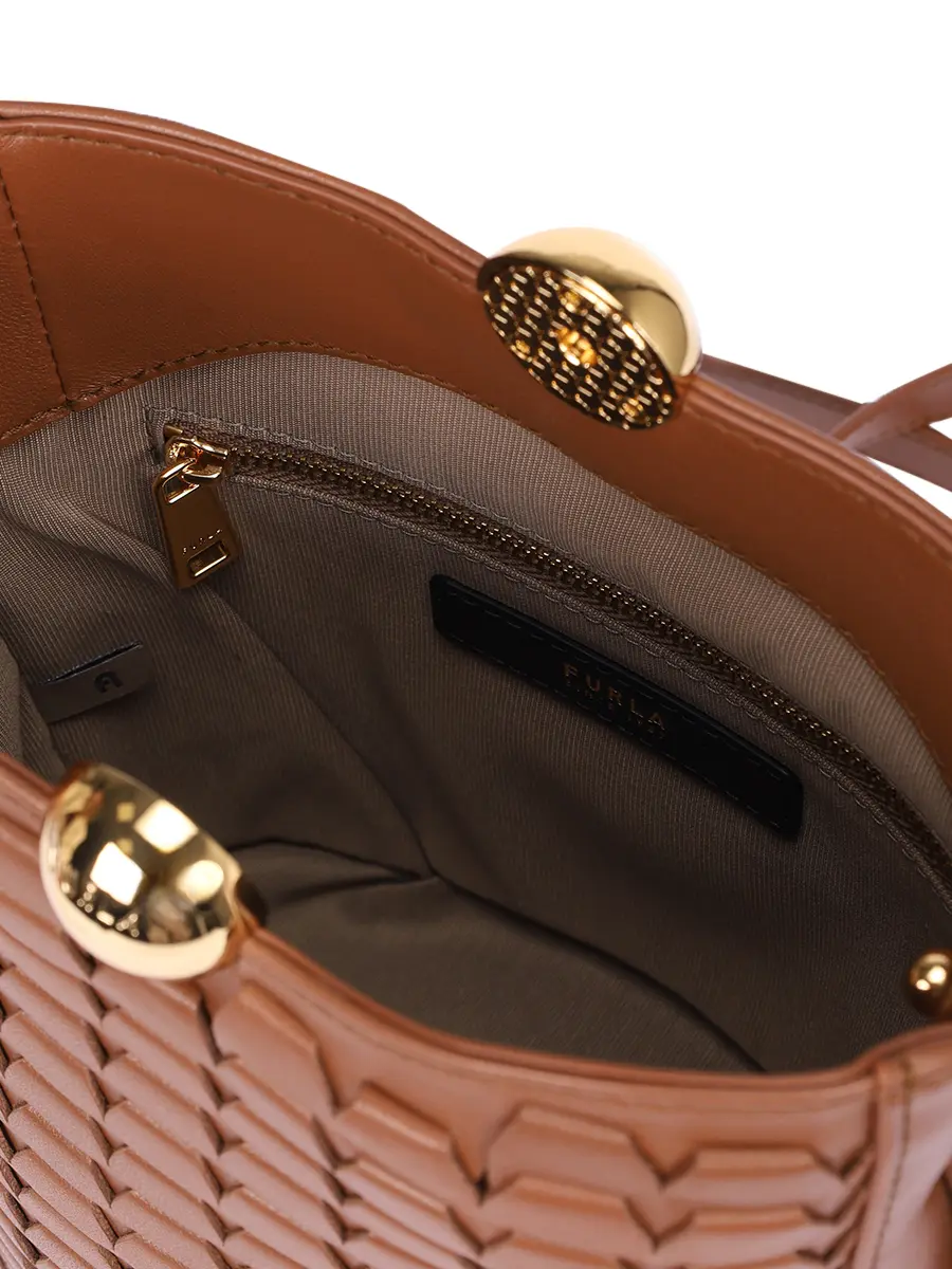 Сумка кожаная Sfera FURLA WE00815-BX3977-03B00 Коричневый  Фото 4