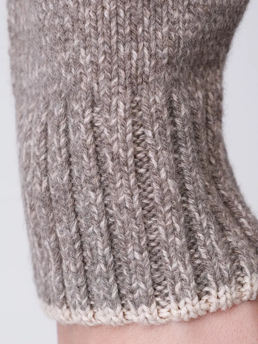 Свитер из шерсти и кашемира PAUL & SHARK 15311112/074 Бежевый  Фото 6