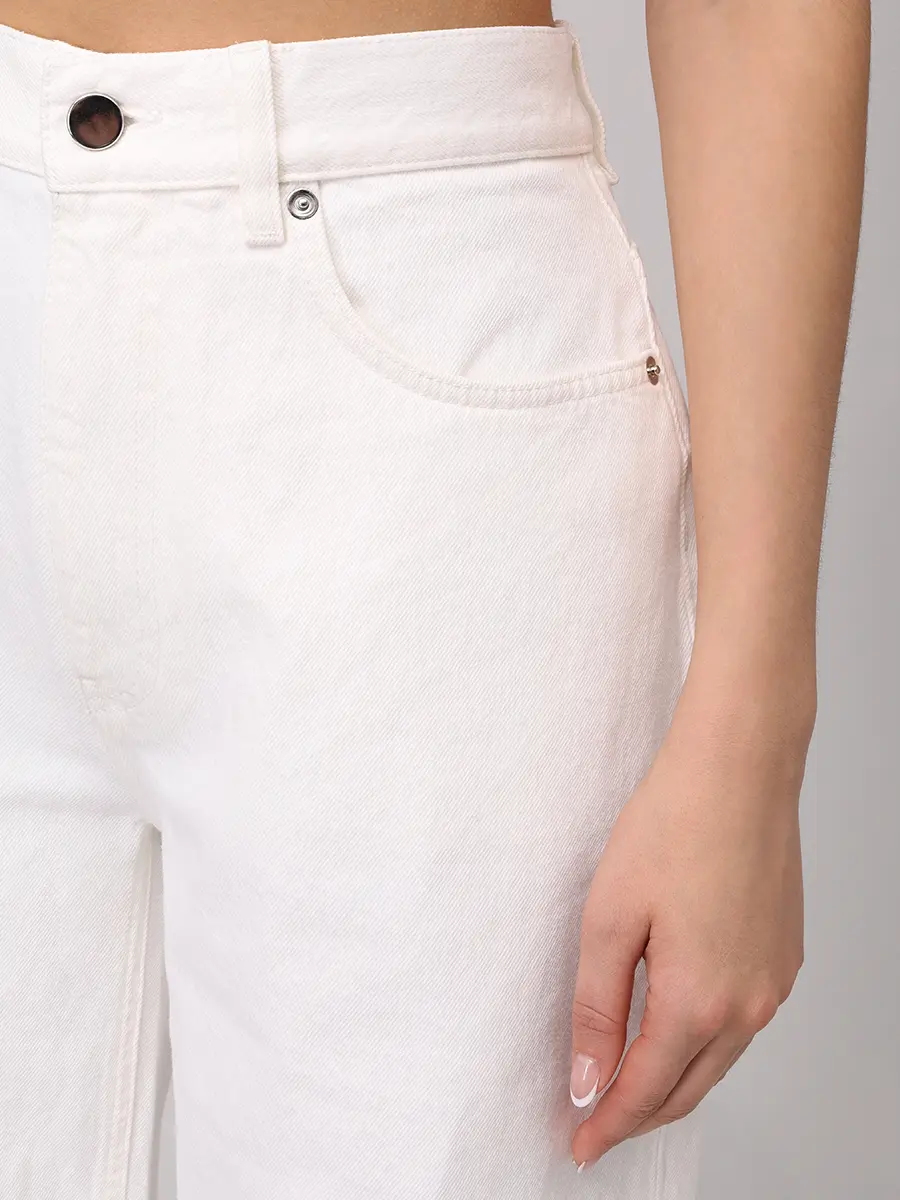 Джинсы хлопковые Samur LOULOU DE SAISON SAMUR LDS Белый  Фото 5