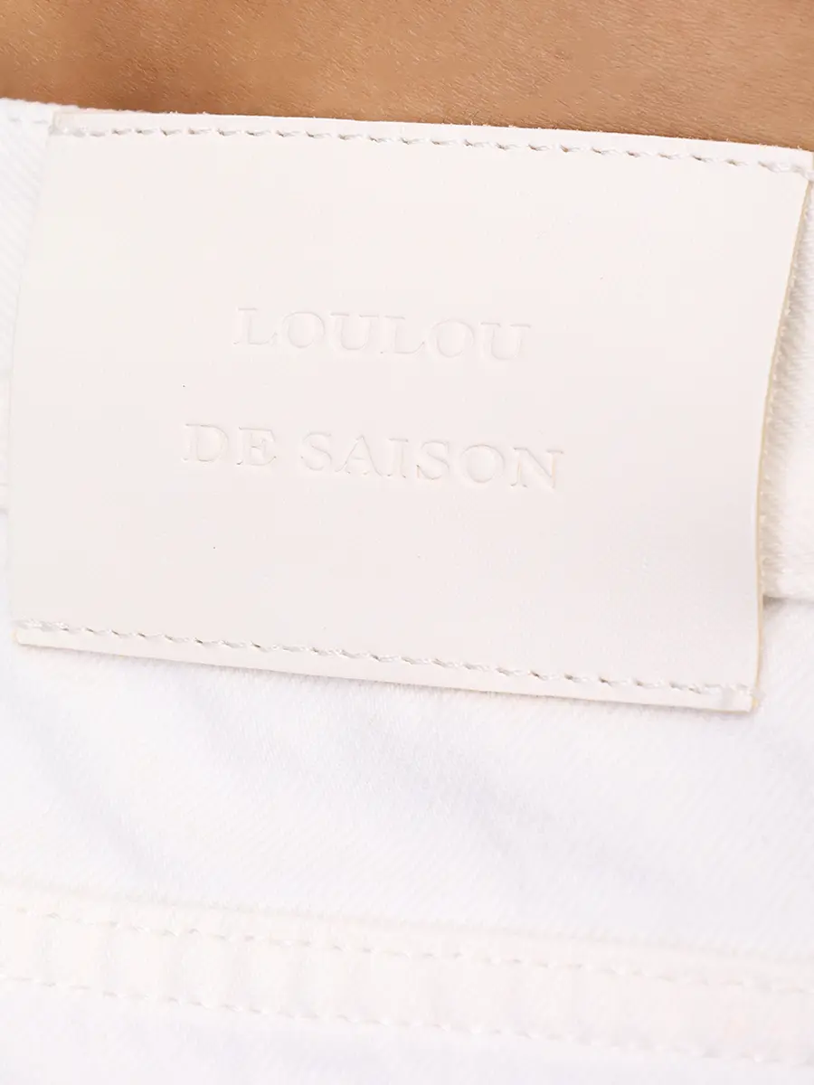 Джинсы хлопковые Samur LOULOU DE SAISON SAMUR LDS Белый  Фото 6