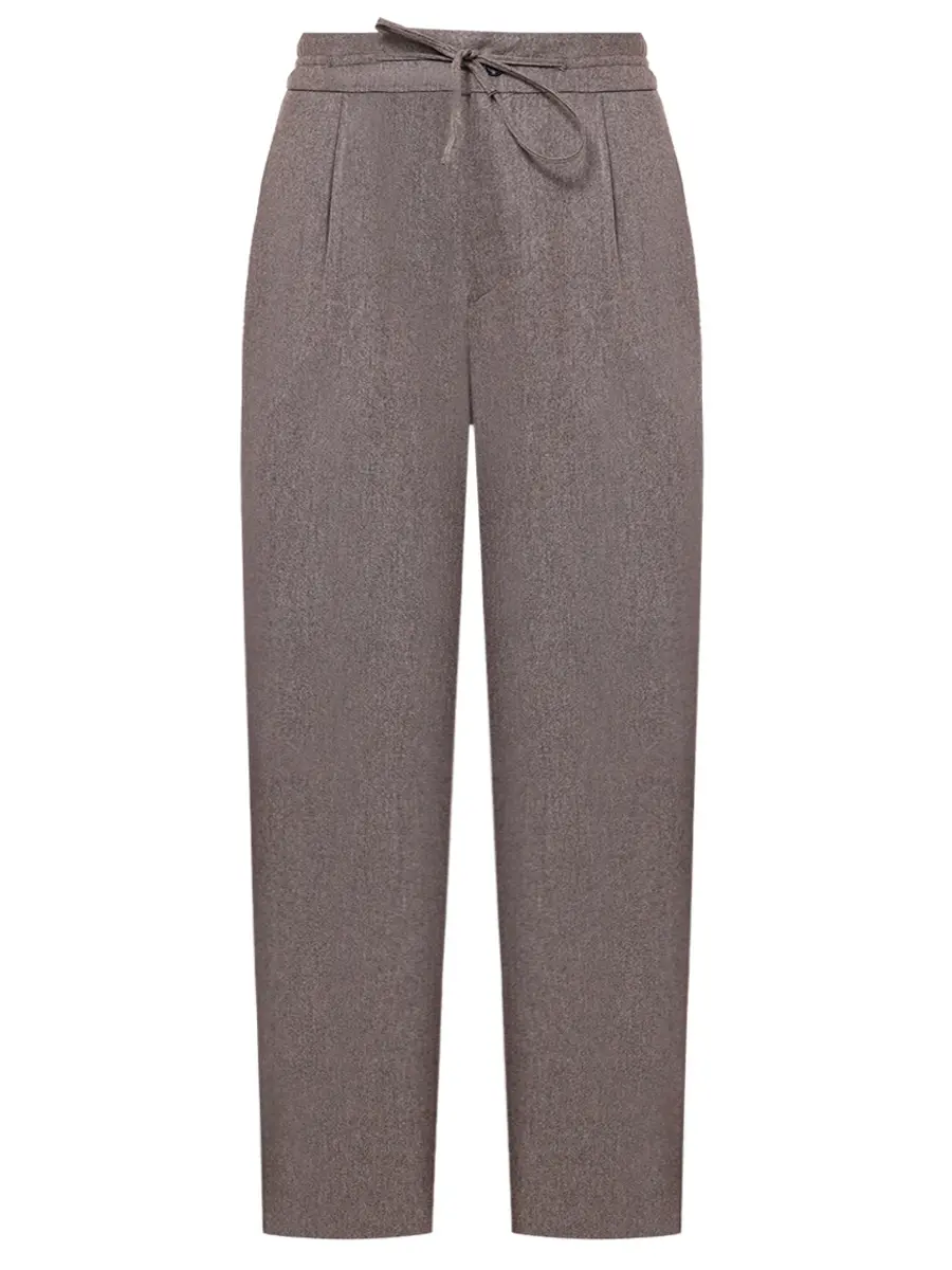 Брюки шерстяные Harlem LOULOU DE SAISON HARLEM Бежевый 