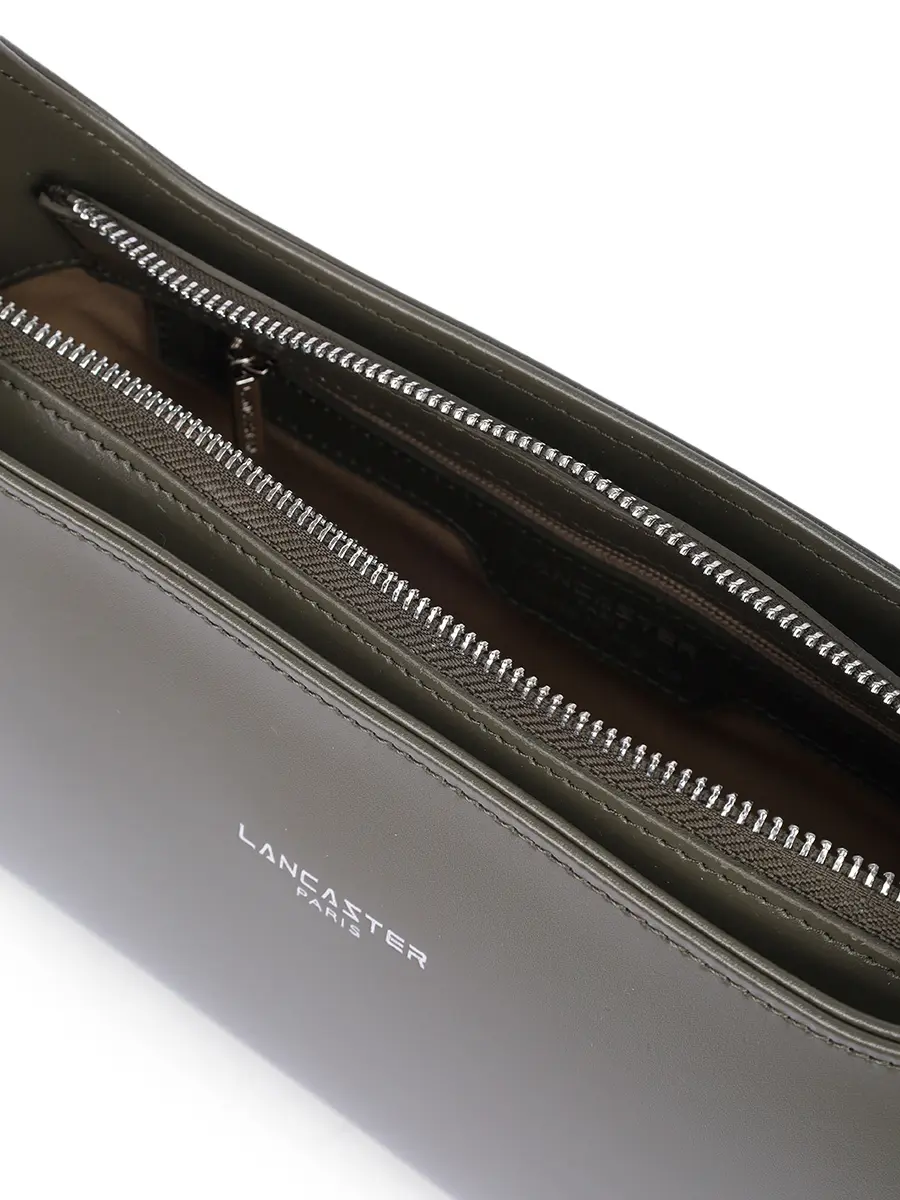 Сумка кожаная LANCASTER 433-20-KAKIFUME Хаки  Фото 4