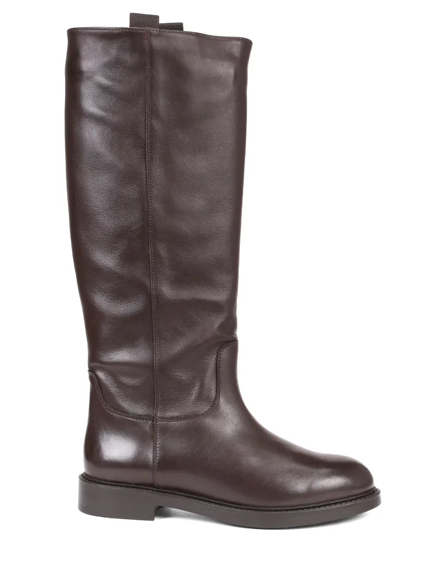 

Сапоги кожаные, Коричневый, DD8746BRUGUM214TL03